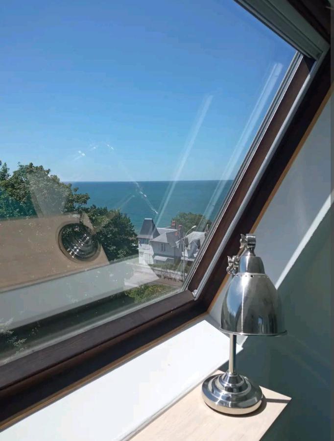 Appartement 45M2 - Proche Deauville - Vue Mer Bénerville-sur-Mer Exteriör bild